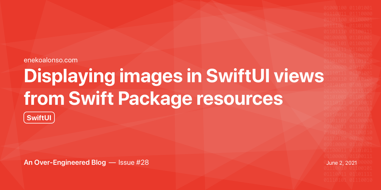 Displaying images in SwiftUI views from Swift Package resources